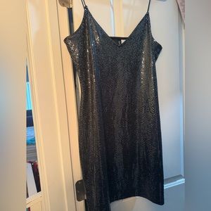Mini dress with sparkles